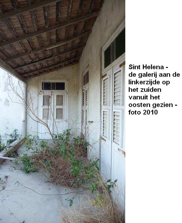 09. Sint Helena galerij aan de linkerzijde vanuit het oosten  2010